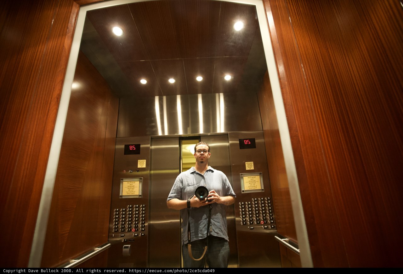 Selfie in the Elevator
