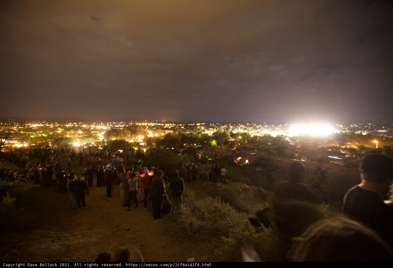Night Sky Flares Up with Festival Lighting