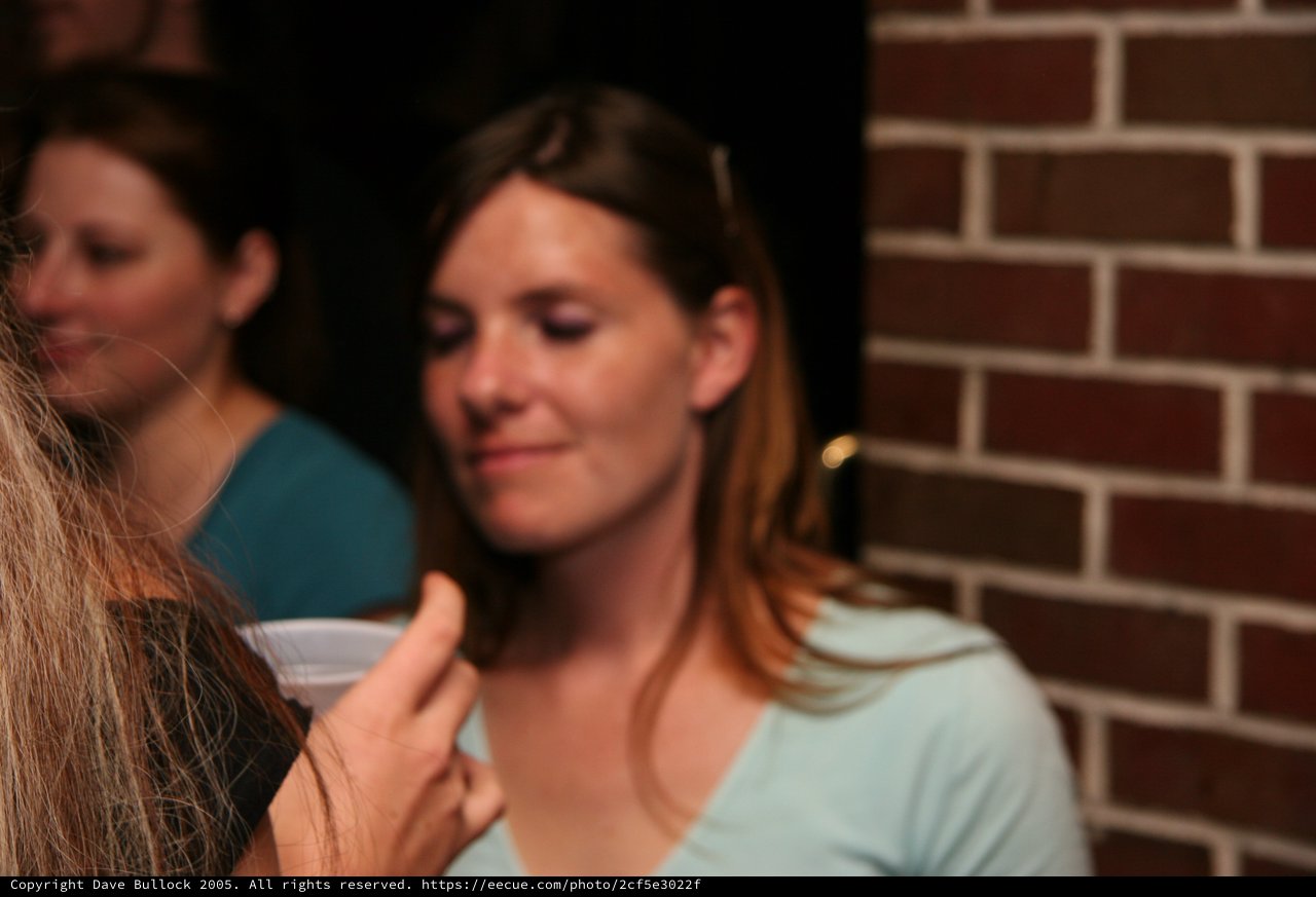Candid Moment at Indoor Gathering, 2005