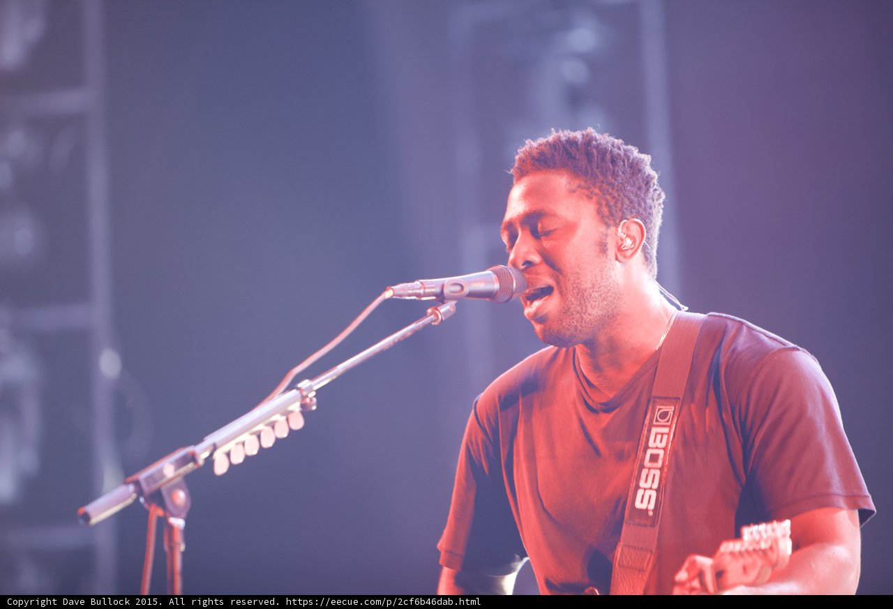 Kele Okereke in Blue Light