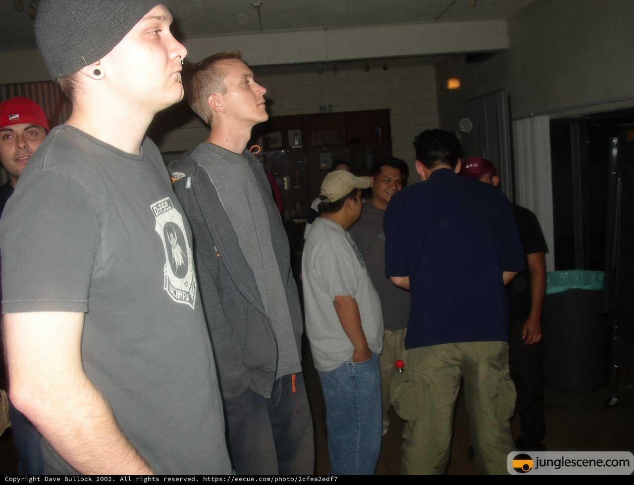 Black Shirted Man at the Bar