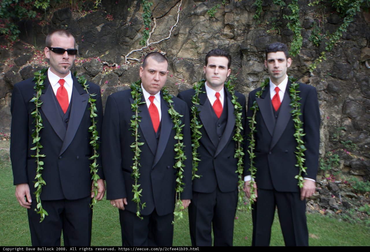 Four Dapper Dudes Strike a Pose