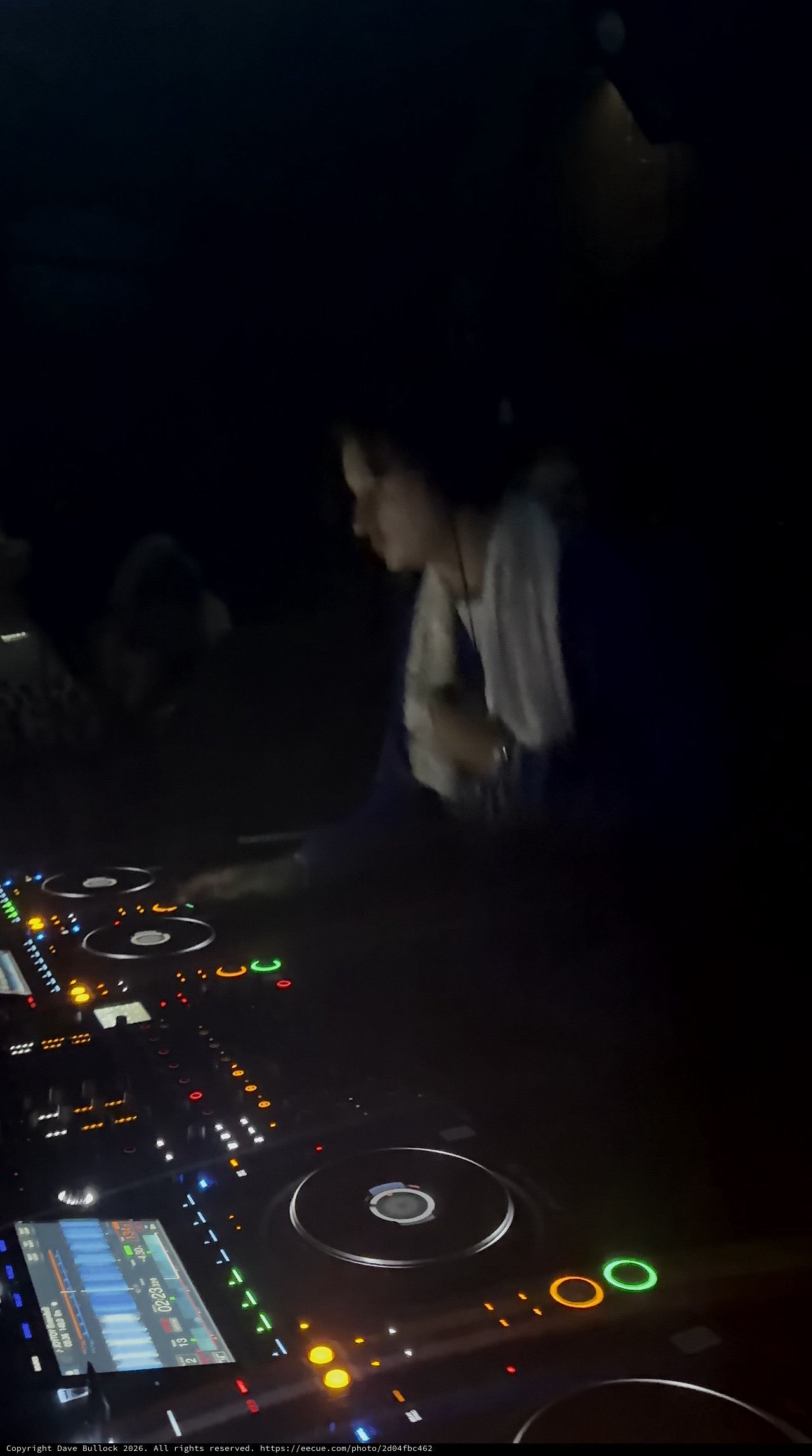 DJ Performance in Dark London Nightclub