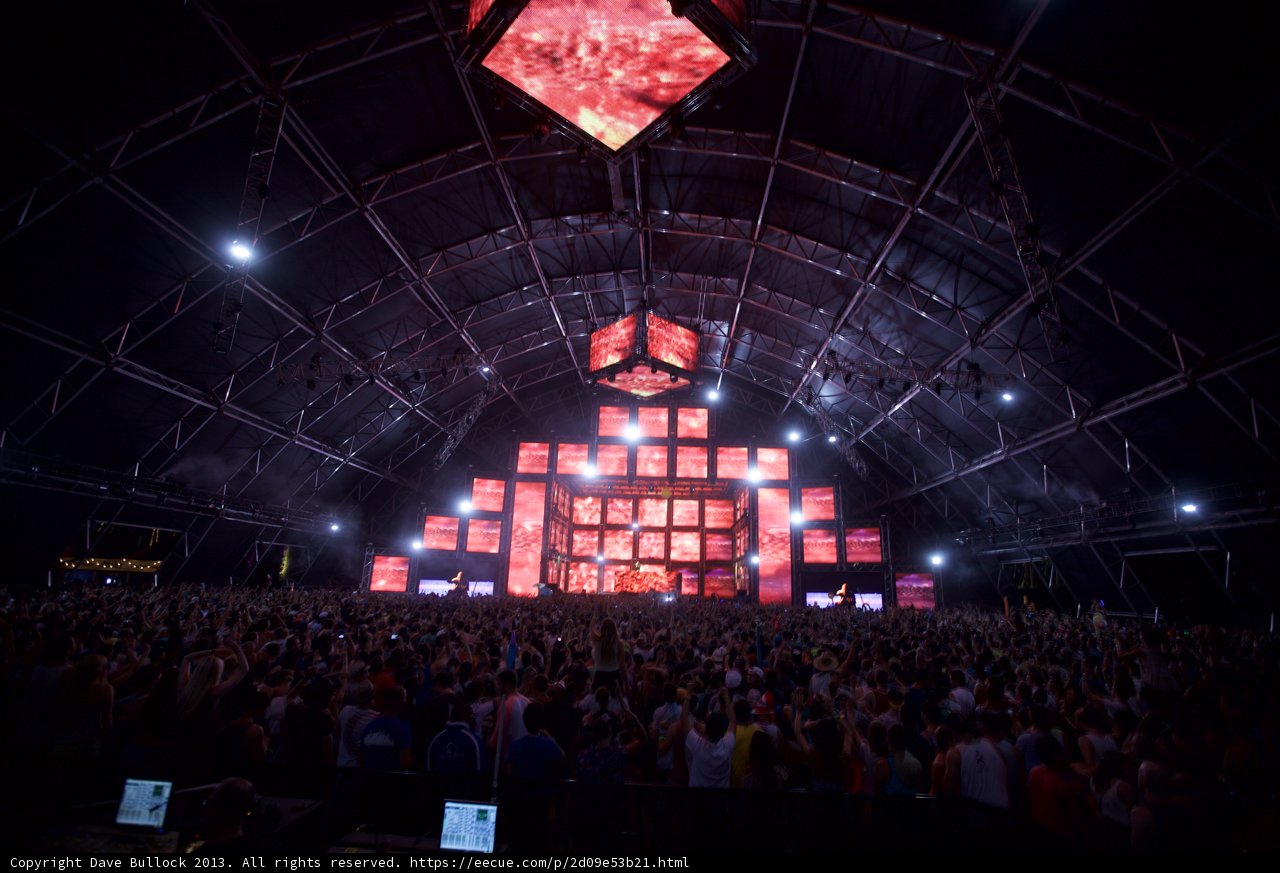Massive Crowd at Coachella Concert