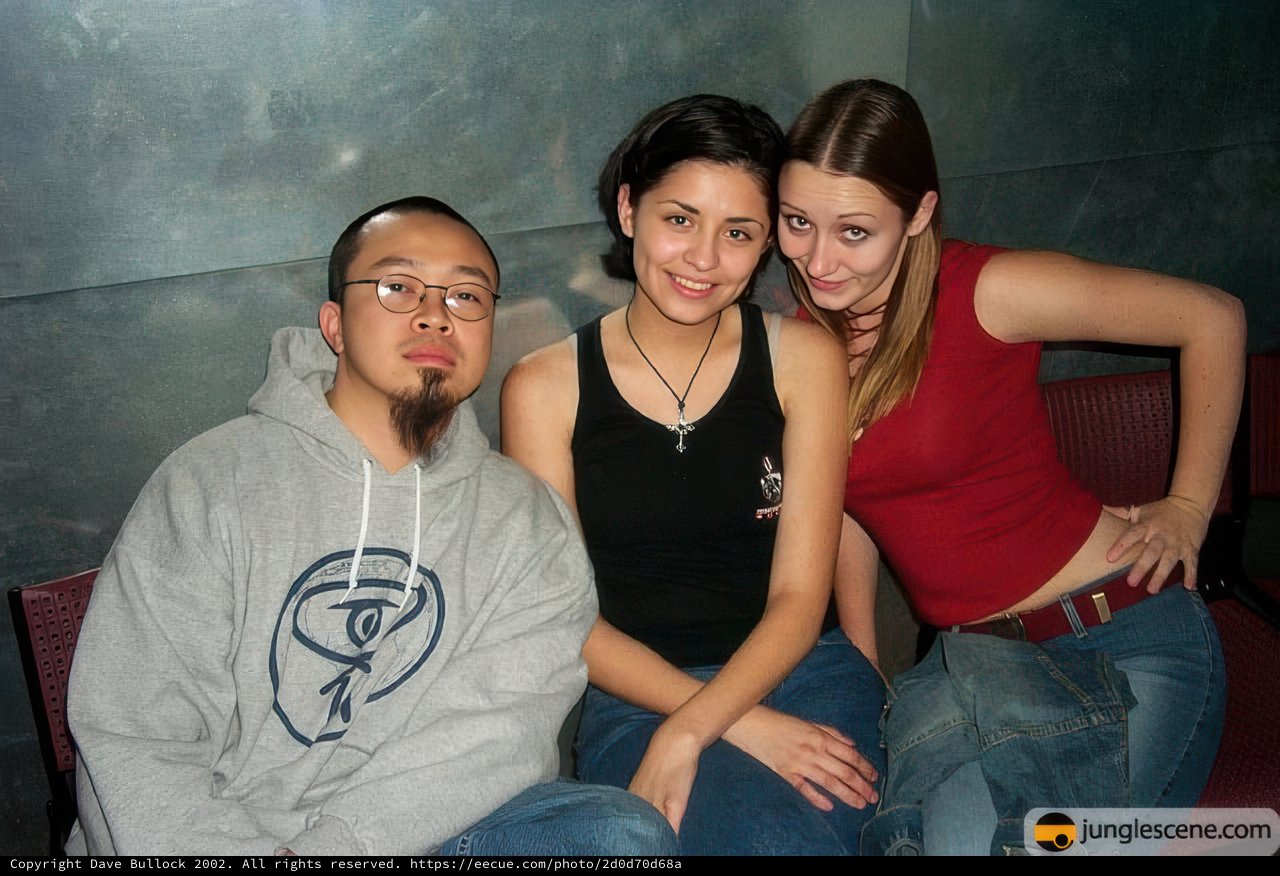 Three Friends Strike a Pose