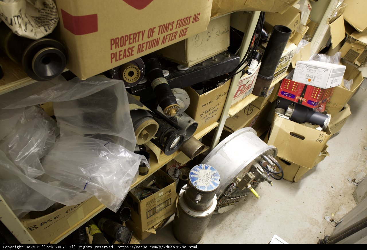 A Pile of Boxes in Don Orie's Vacation Room