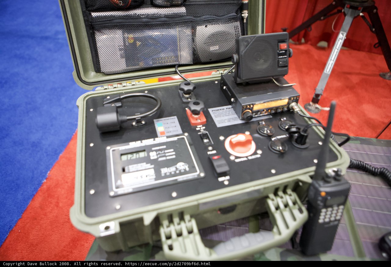 Military Case with Electronic Gear