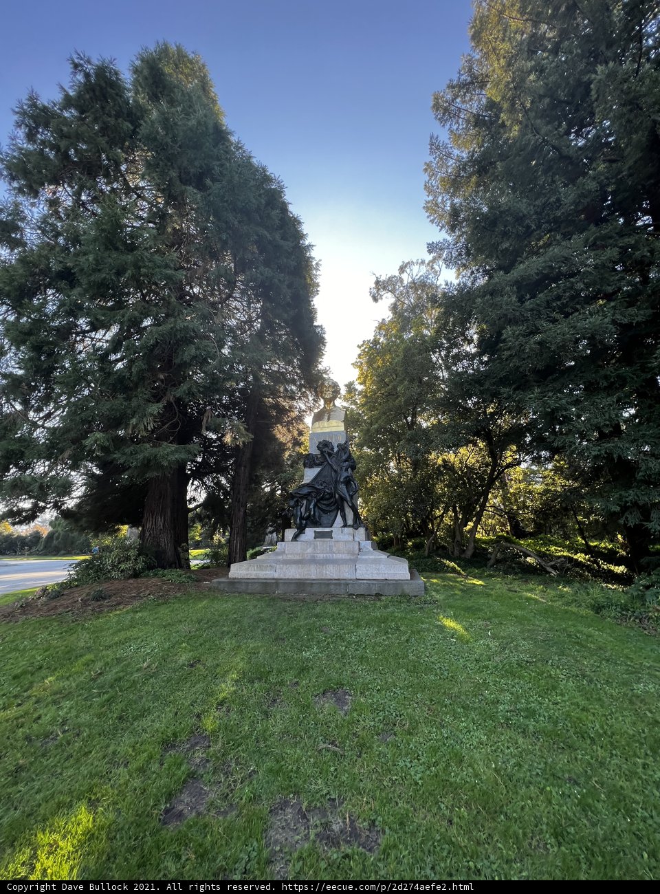 Equestrian Statue in the Park