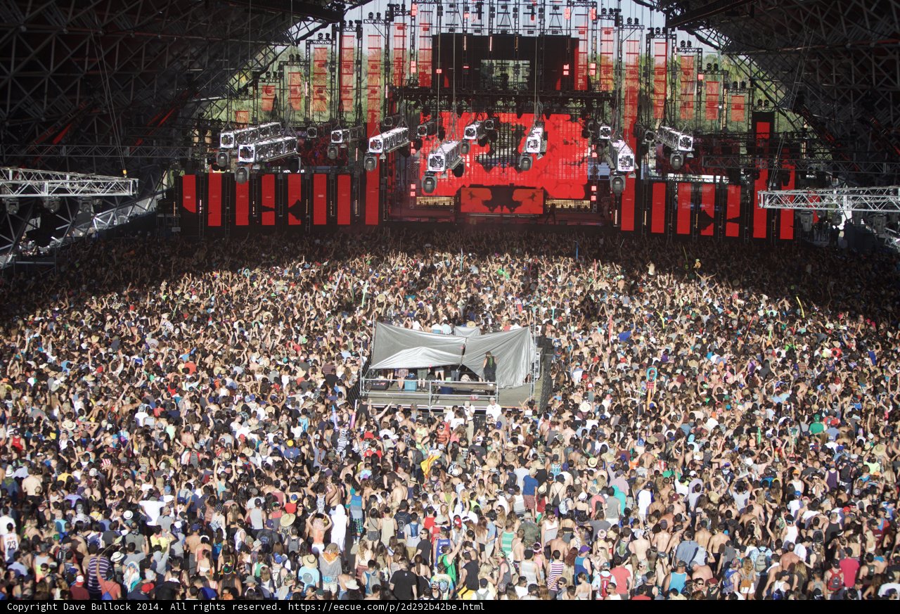 Coachella Crowd Goes Wild
