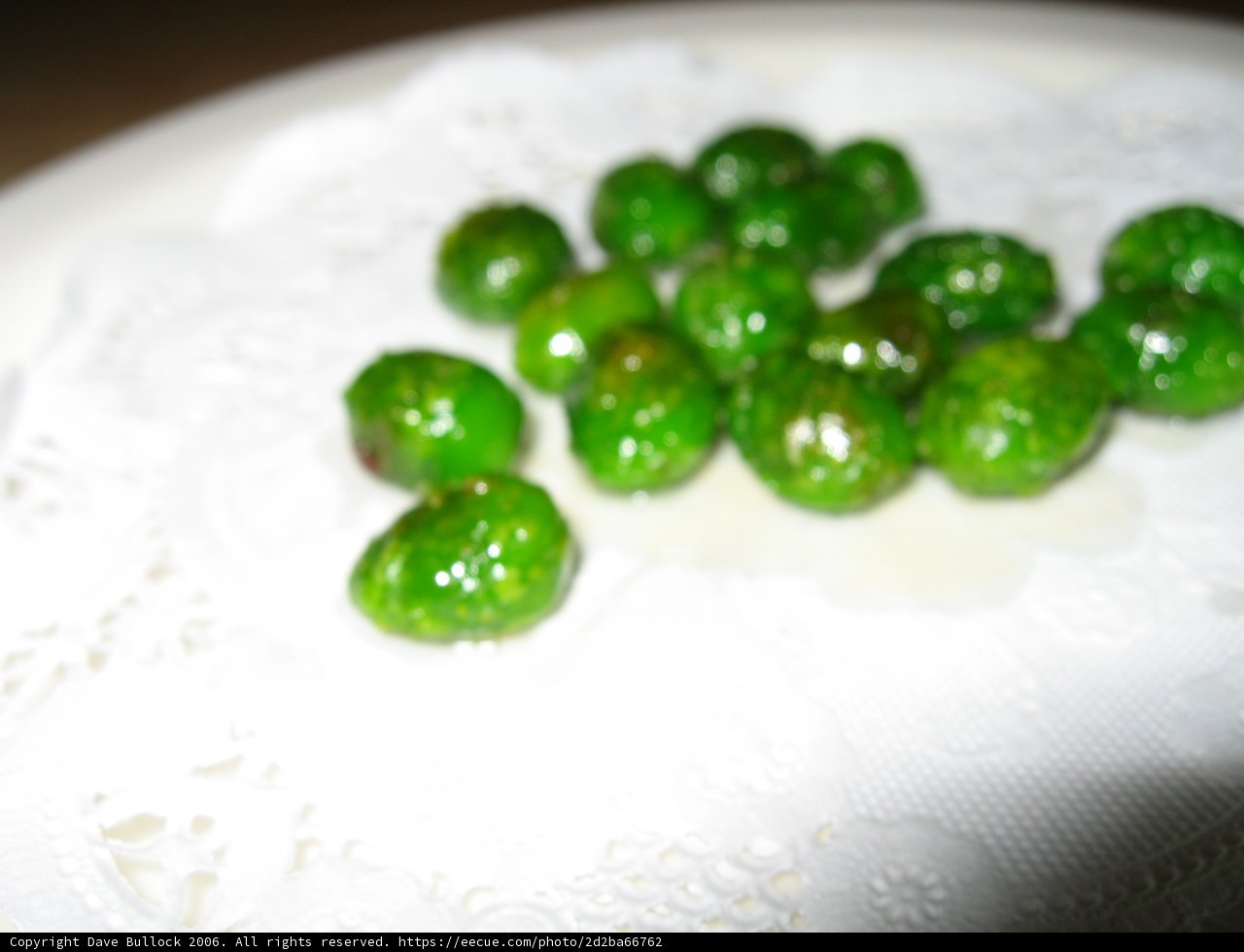 Delicious Green Beans on a White Plate