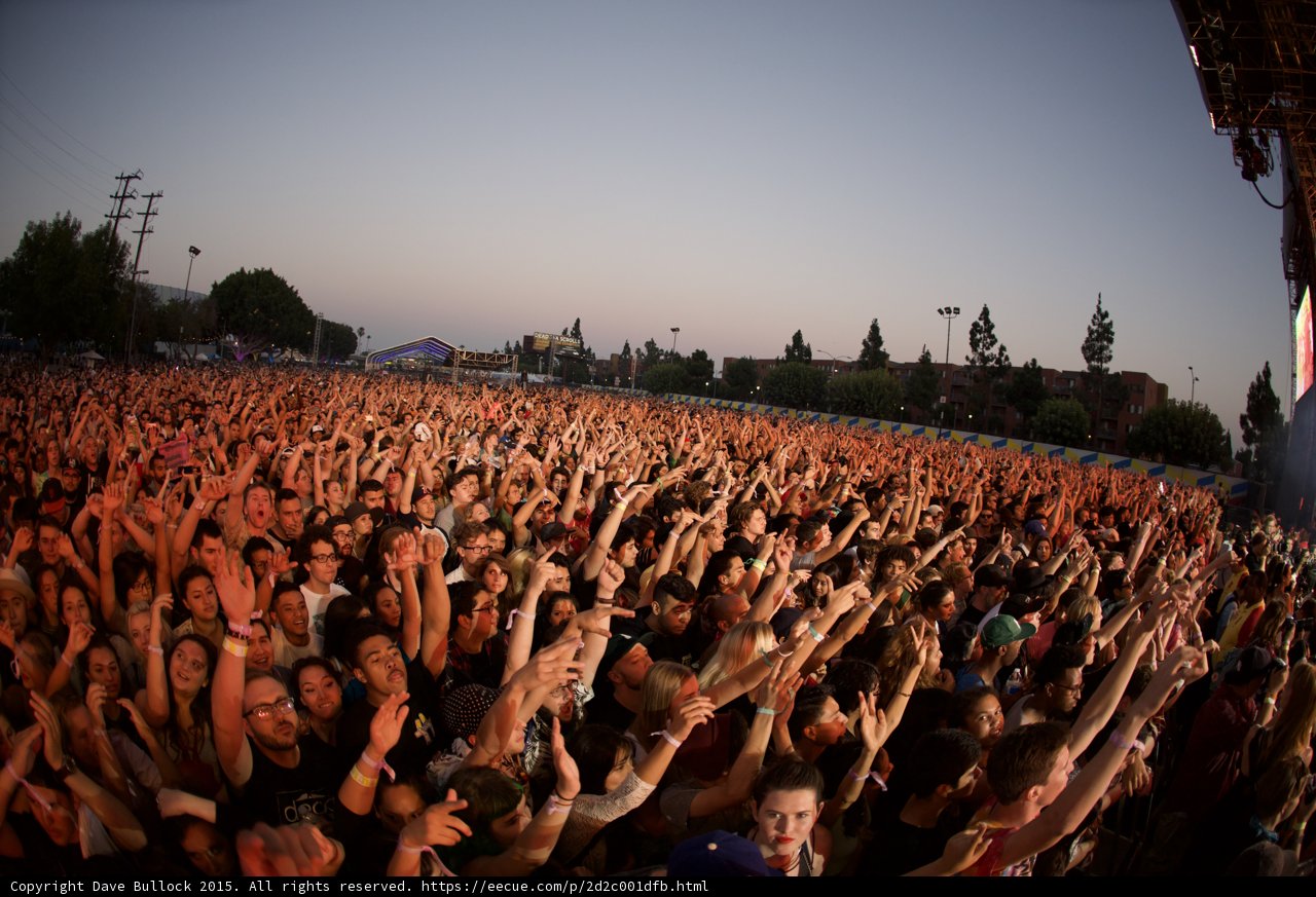 Crowd and Stage Side View