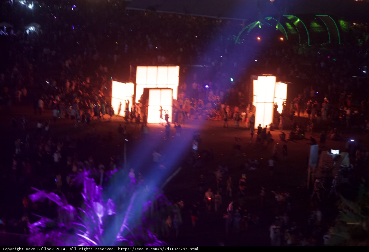 Lights Enchanting a Sea of Music Lovers