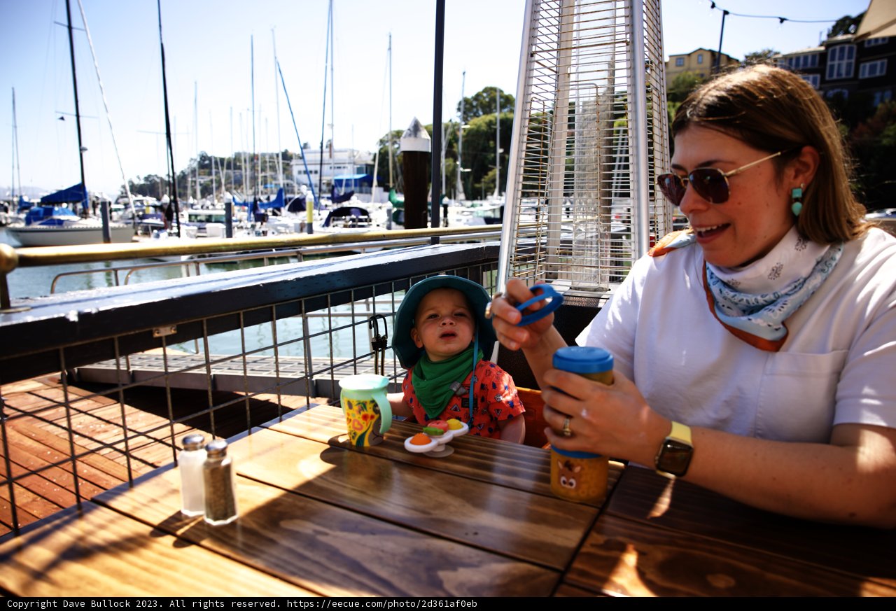 The Joyful Bond: A Mother's Day at the Harbor