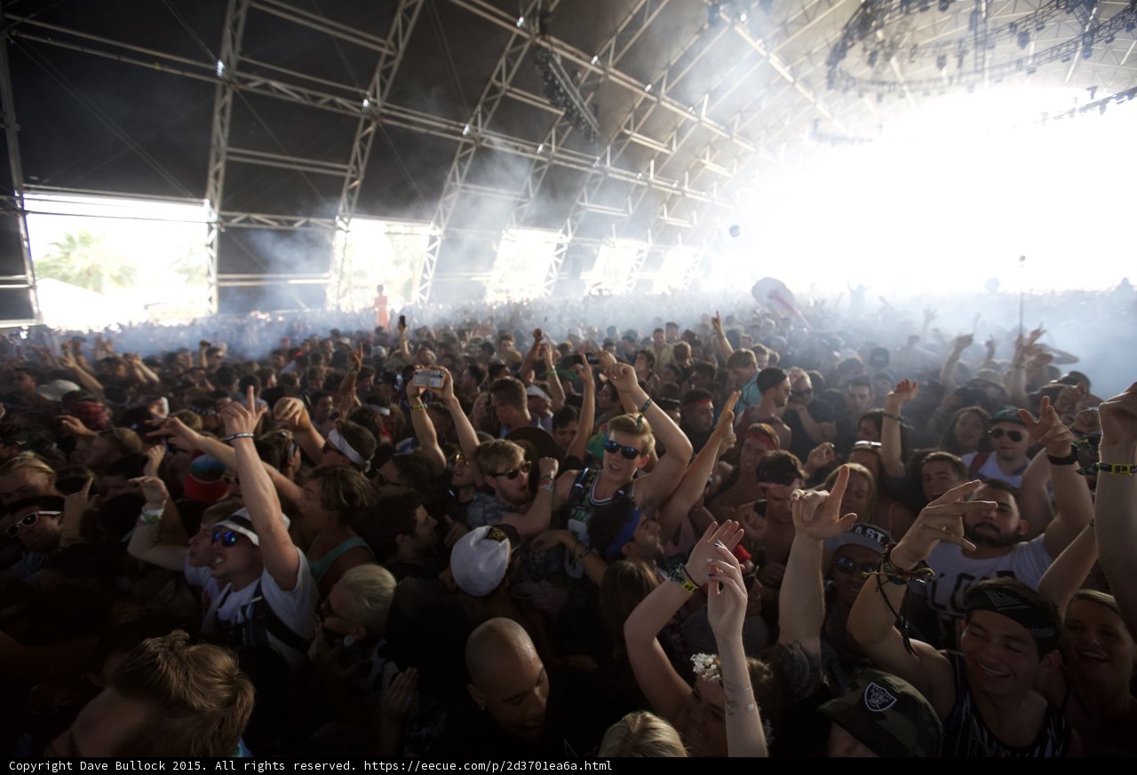 Rock Hands Through Smoke