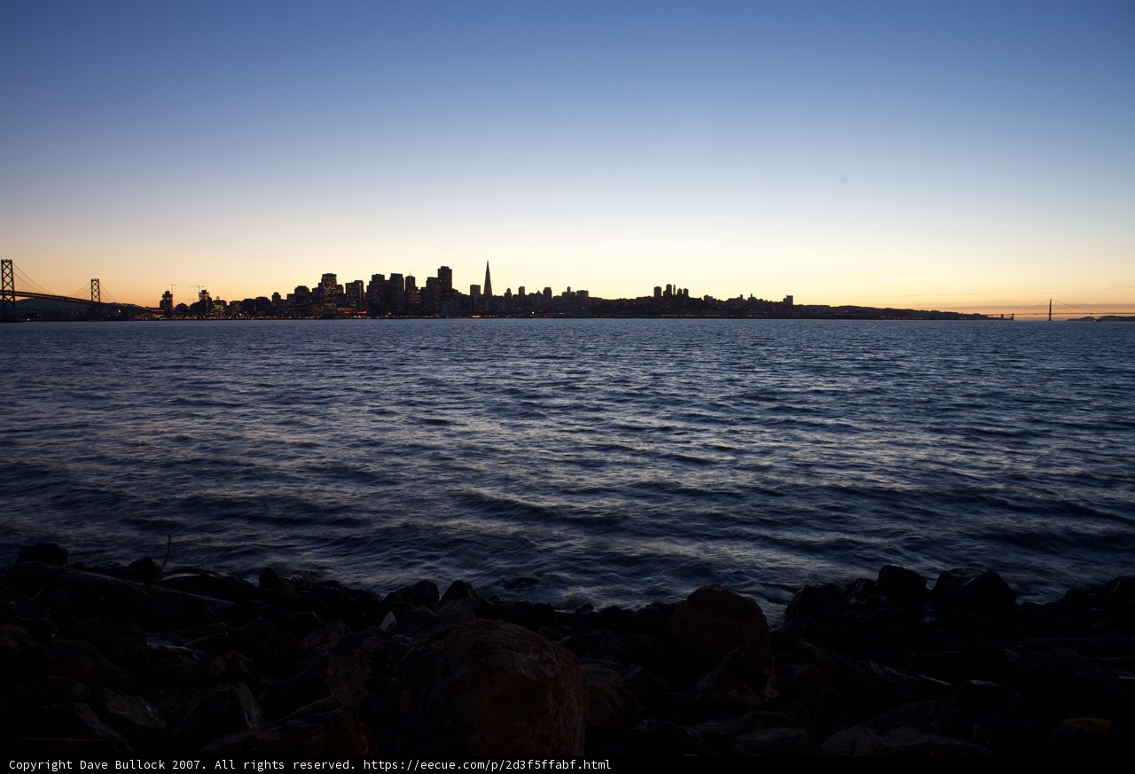 The Golden City at Sunset