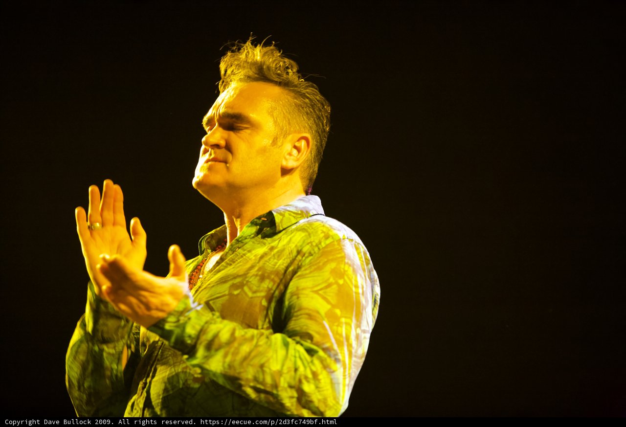 Morrissey receives a standing ovation from the crowd
