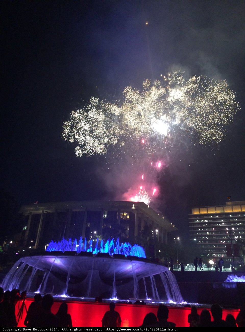 Fireworks Spectacular above Fountain
