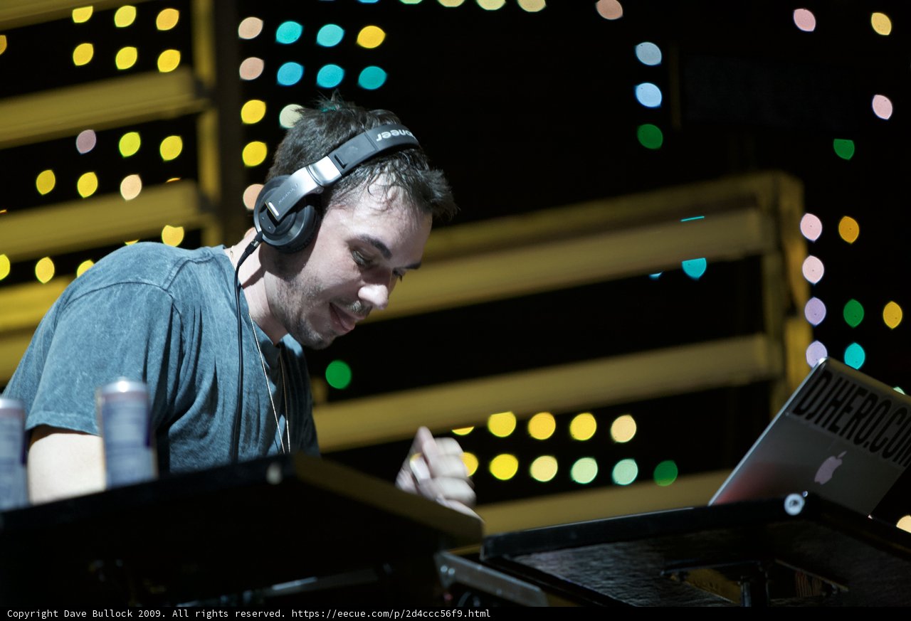 DJ AM Mixing it Up on His Laptop