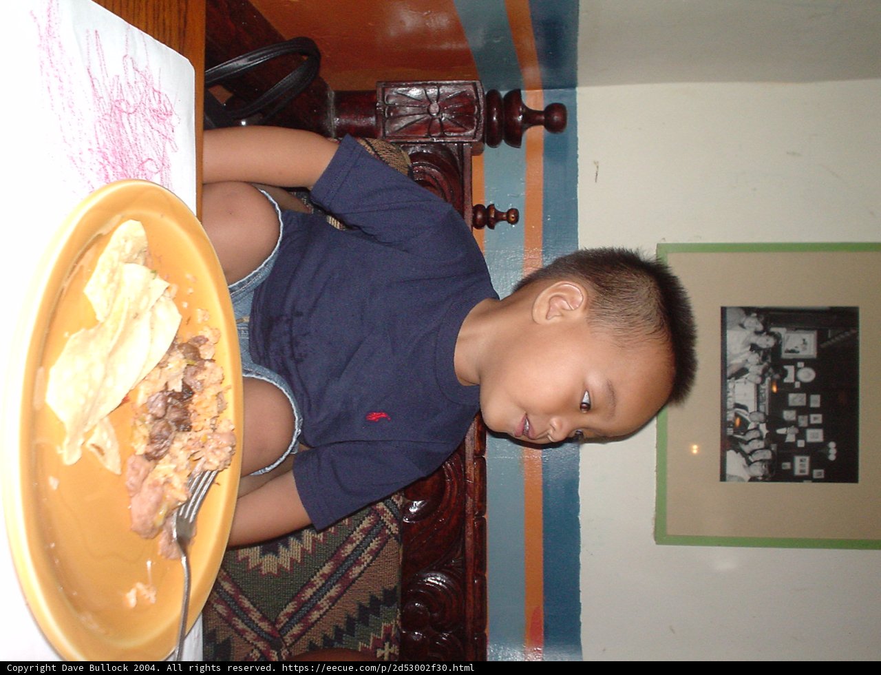 Little Boy's Big Meal