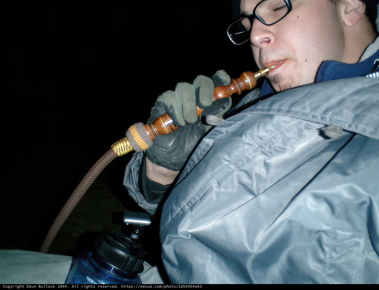 Nighttime Pipe Smoke