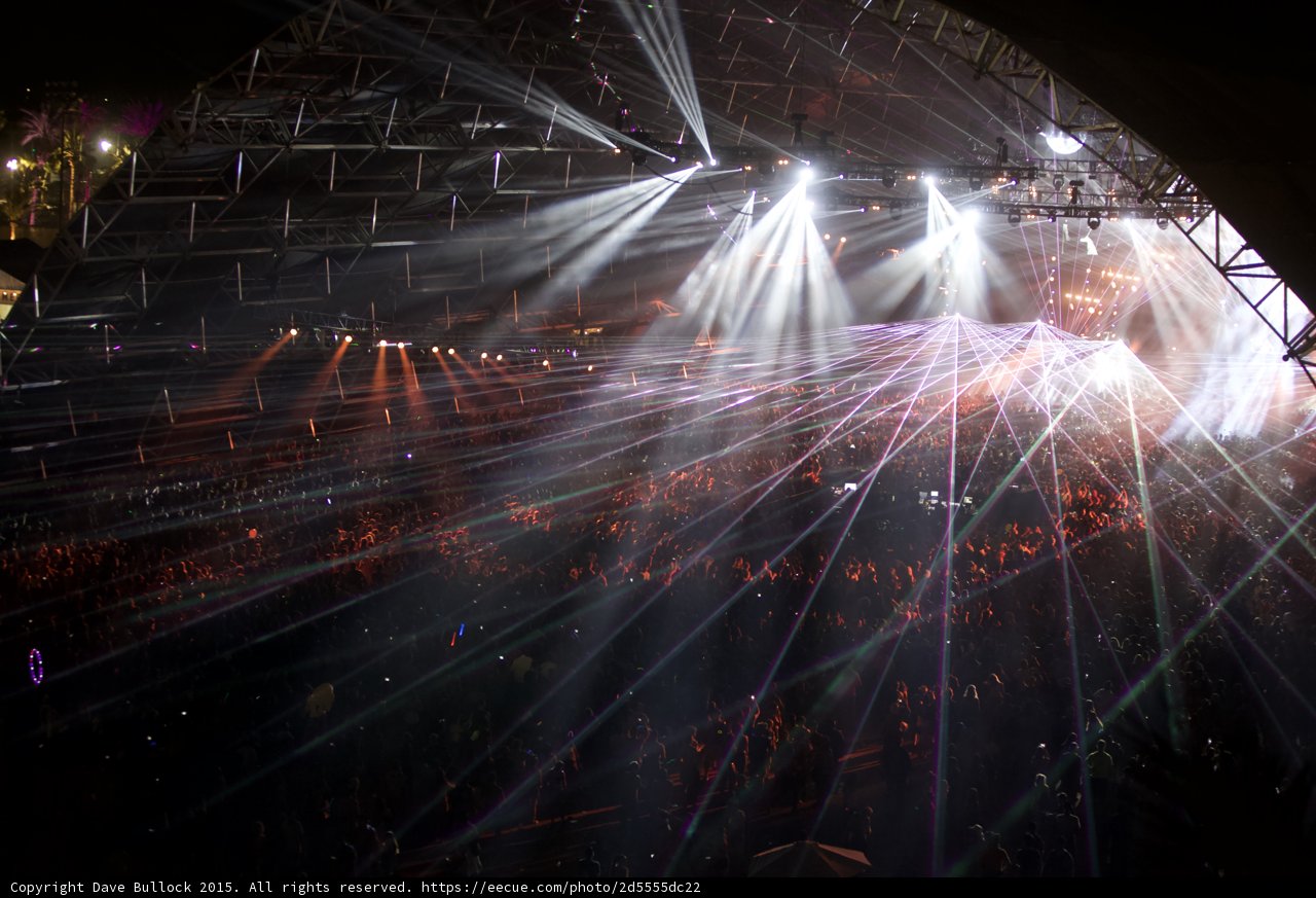 Bright Lights and Crowds at Coachella 2015