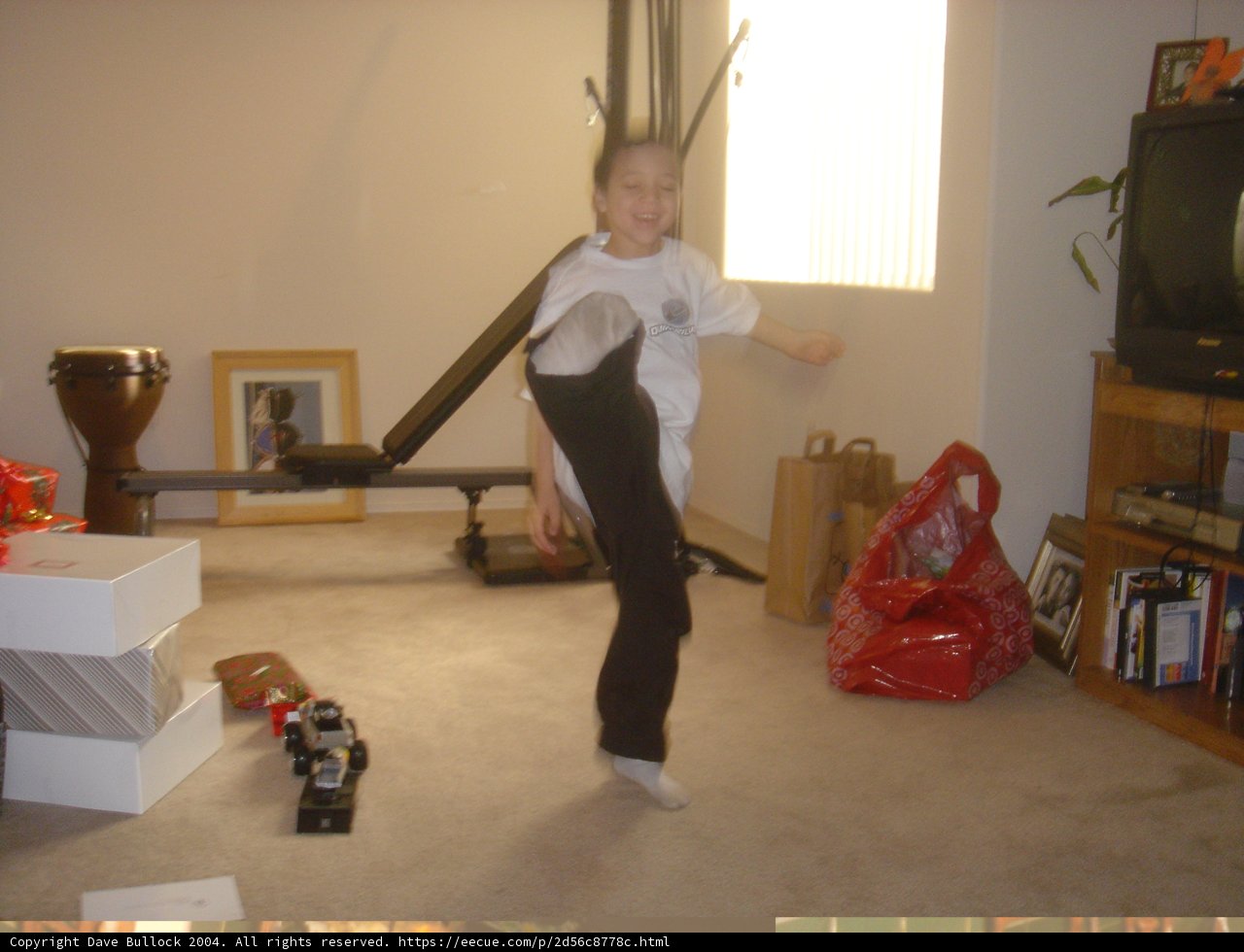 Young Boy Playing with Electronics