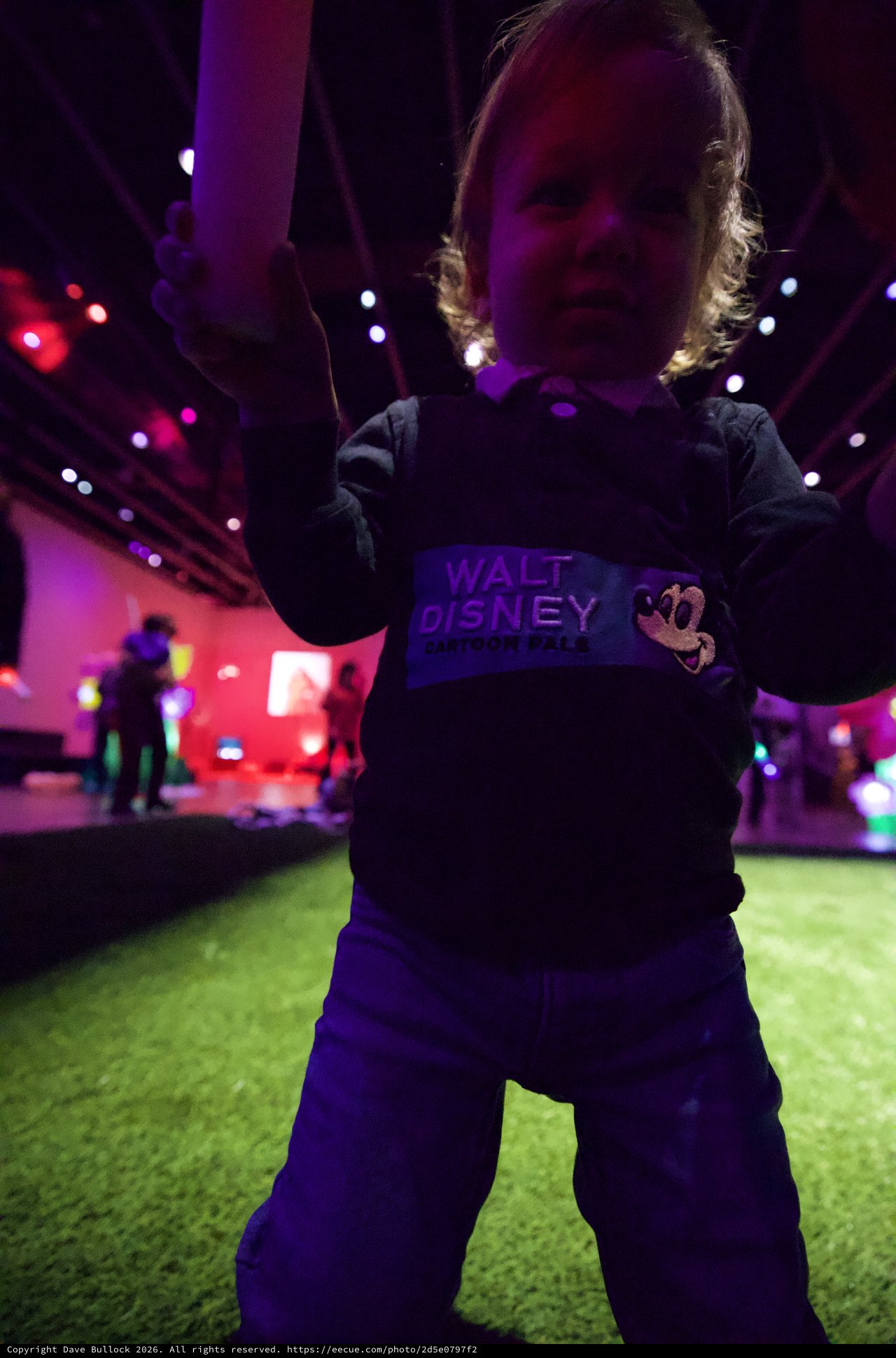 Toddler Dancing at Baby Rave Event