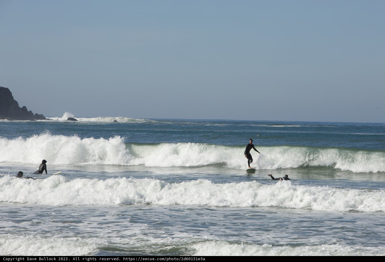 Riding the Pacific Waves: A Day of Surfing