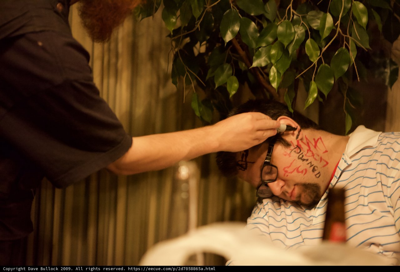 Body Art: Facial Tattooing at DEFCON 17