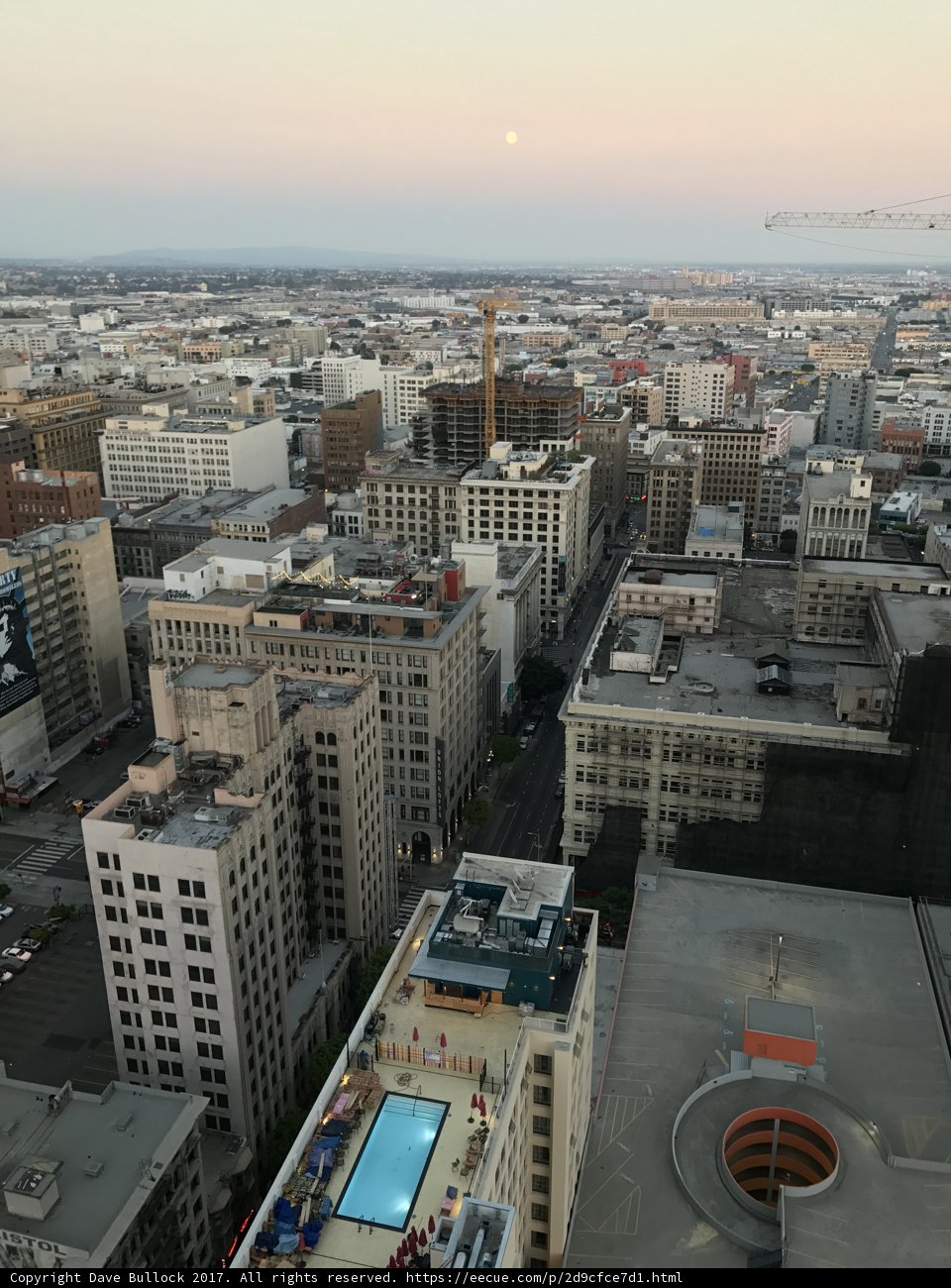 Aerial View of Downtown Los Angeles