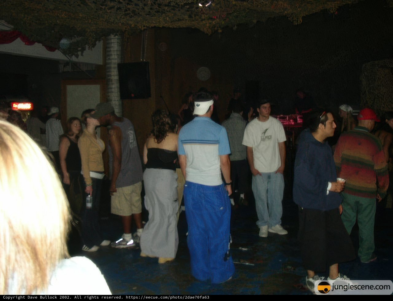 Smoke fills the Nightclub