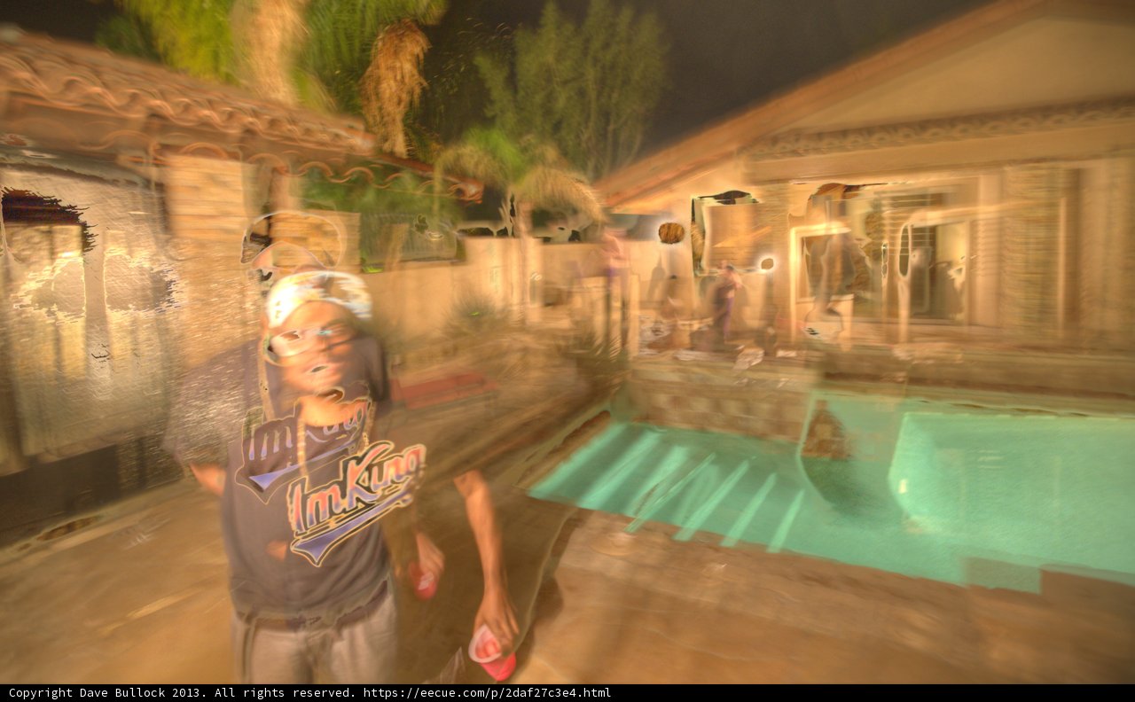 Nighttime Relaxation at the Resort