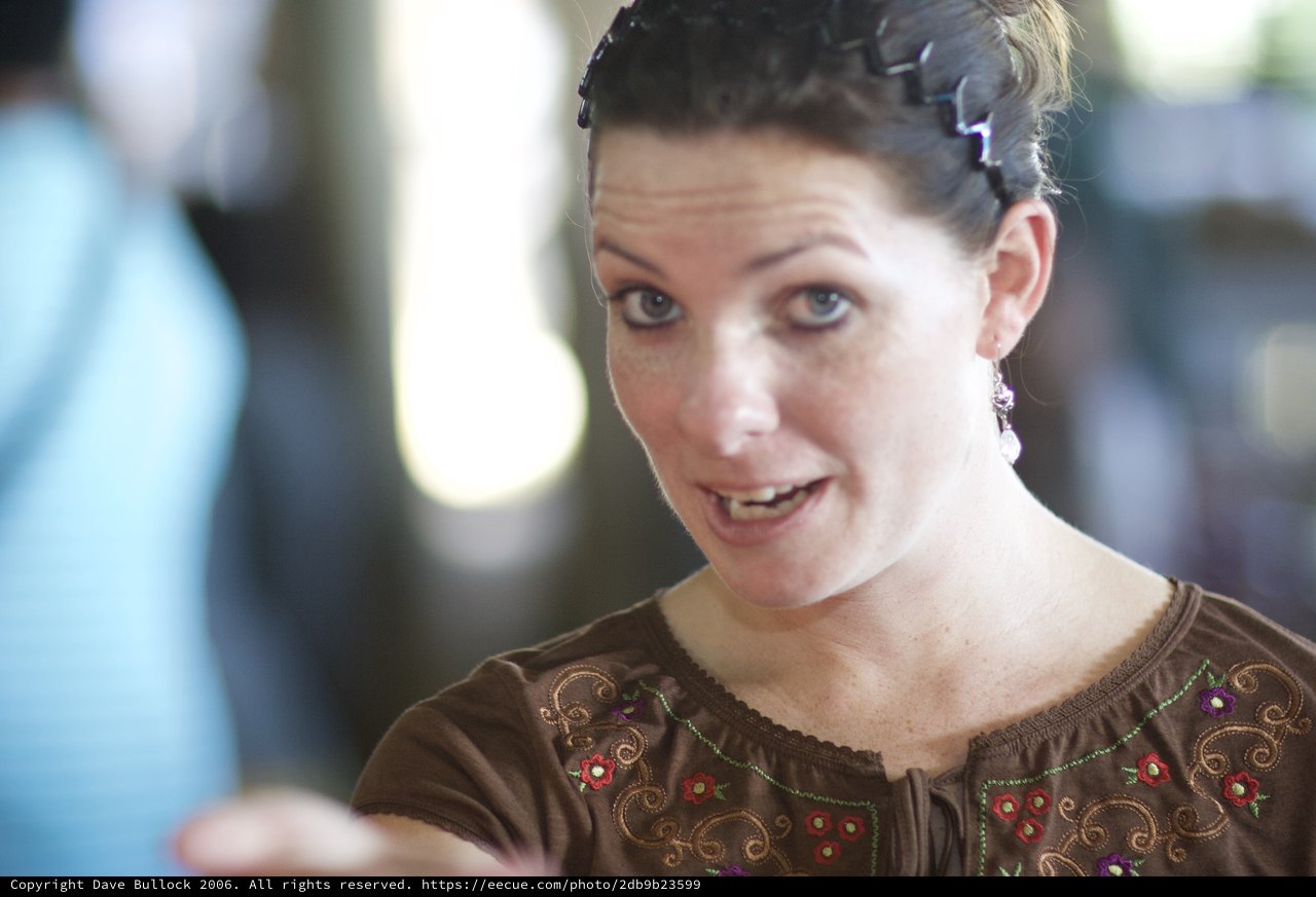 Candid Portrait of Penelope at Outdoor Gathering