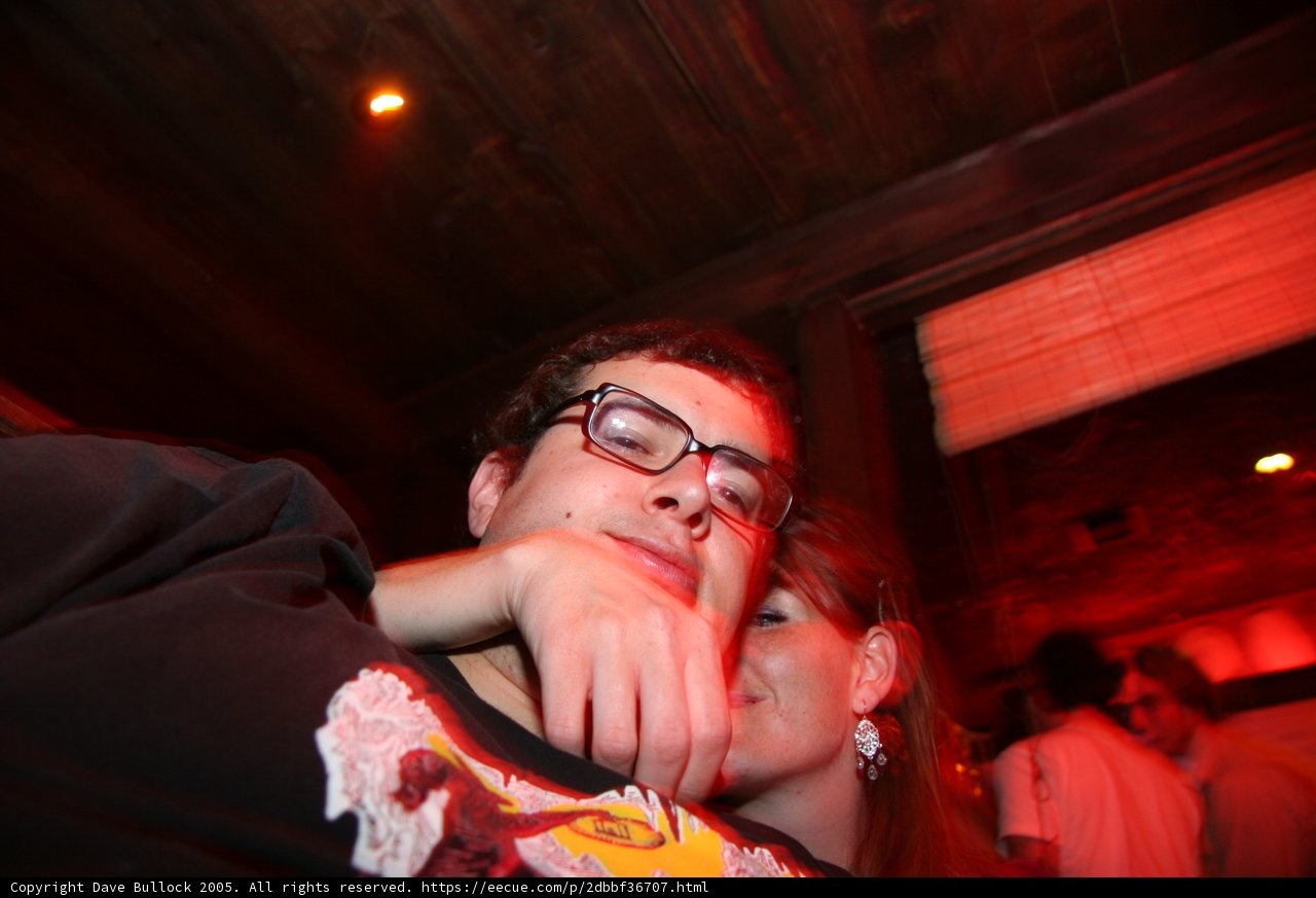 Embrace in the Night Club