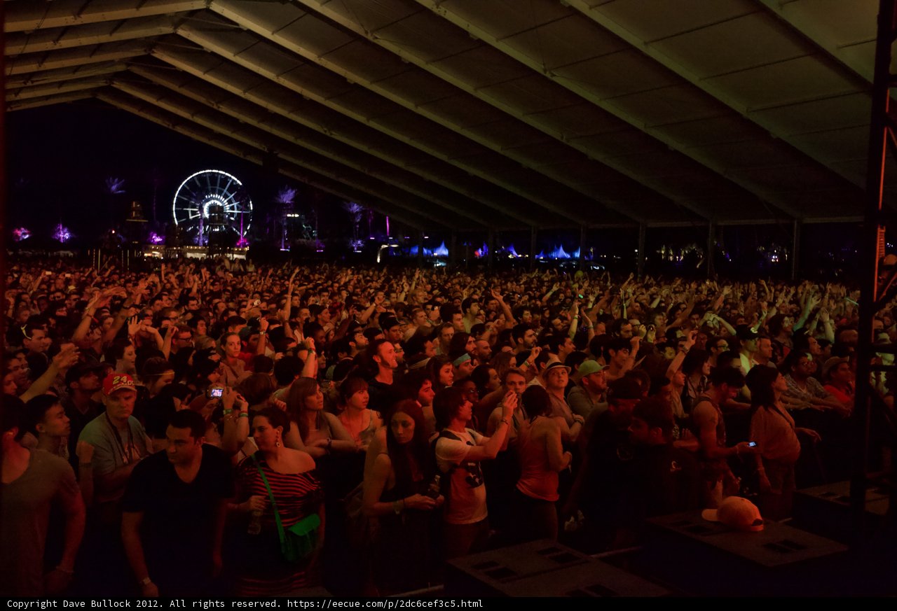 Hands Up for the Music: A Crowd at Coachella 2012