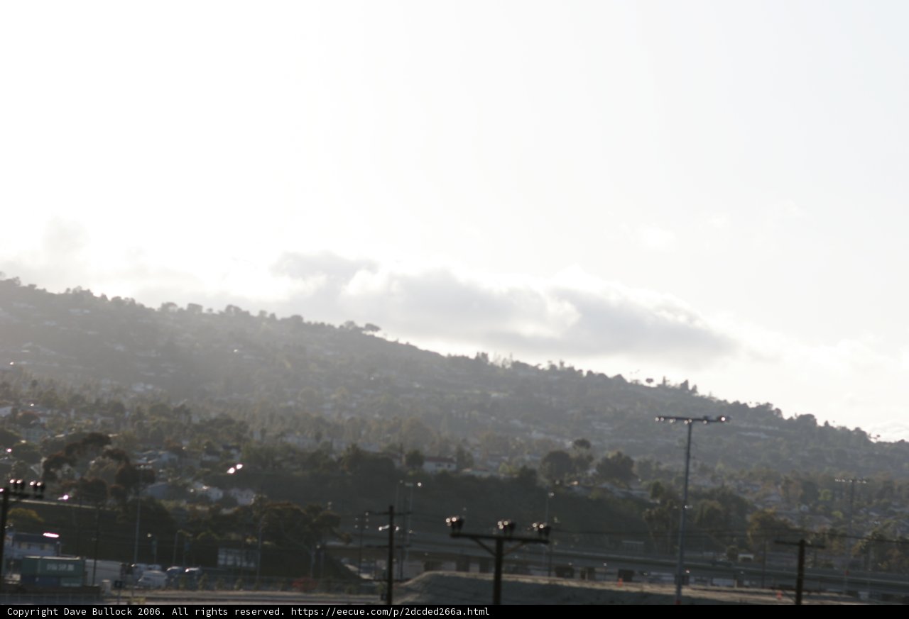 Aerial View of a Smoggy Metropolis