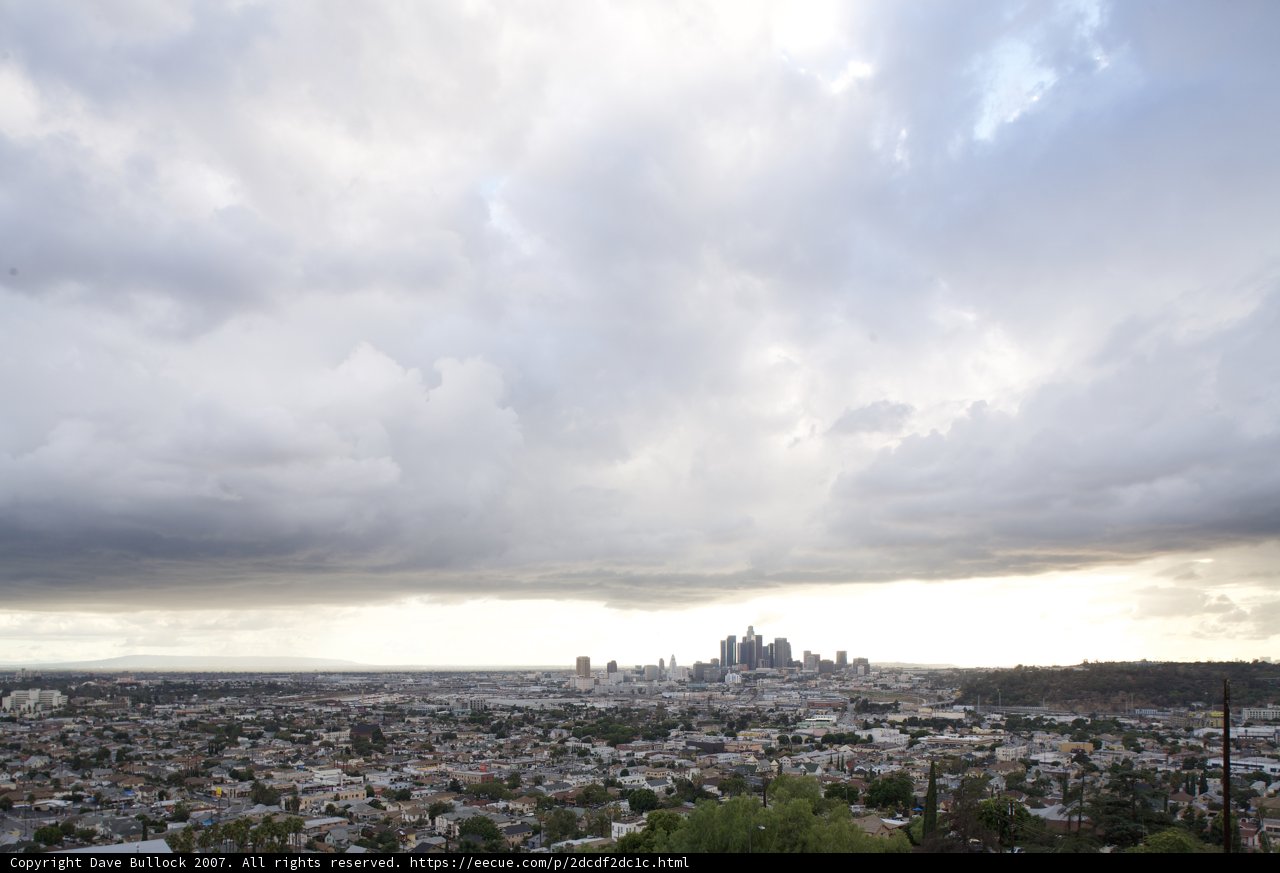 Cityscape under the Cumulus Sky