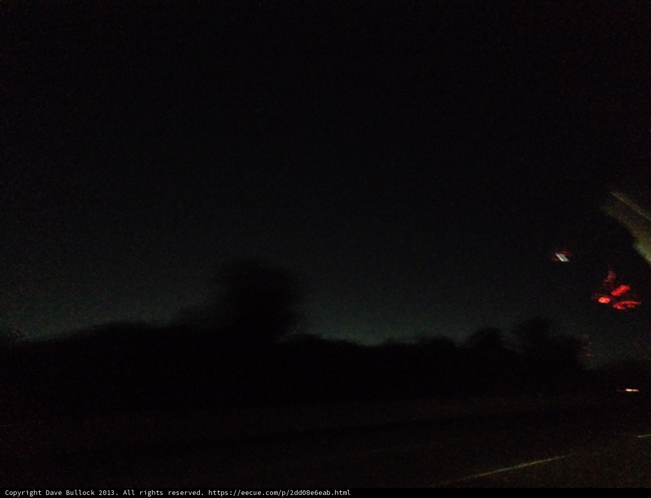 Night Drive Under Starry Sky