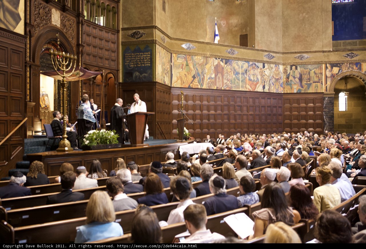 Mayim Bialik addresses a large crowd at WBTLA ordination
