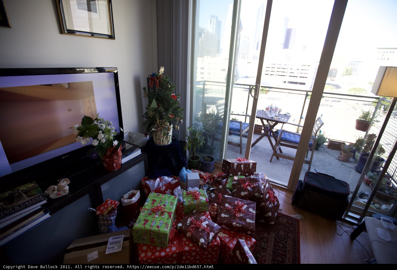 A Christmas Living Room Wonderland
