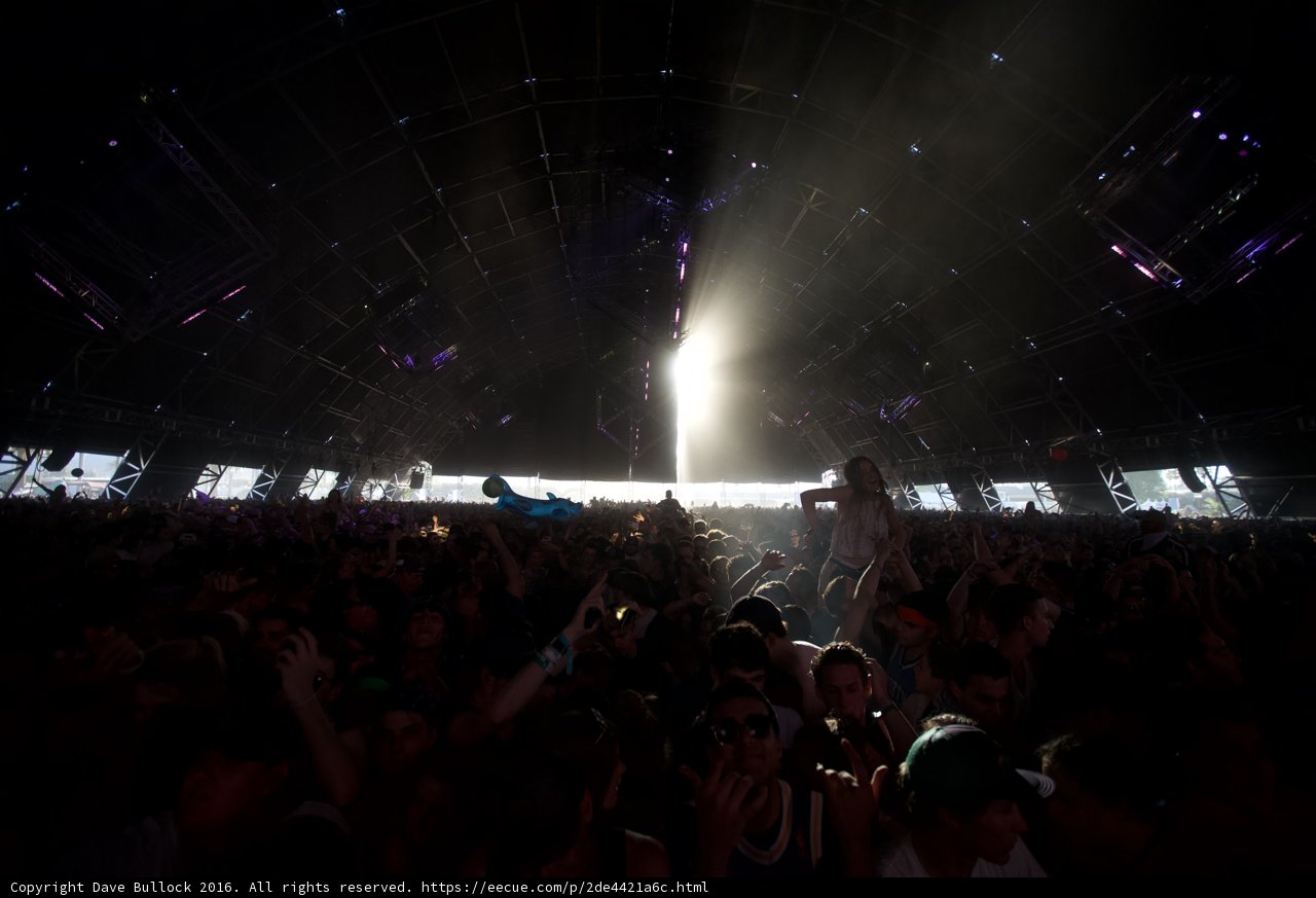 Illuminated Crowd at Coachella