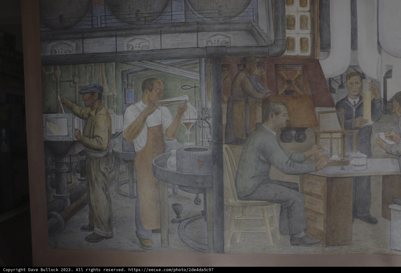 Factory Workers Mural