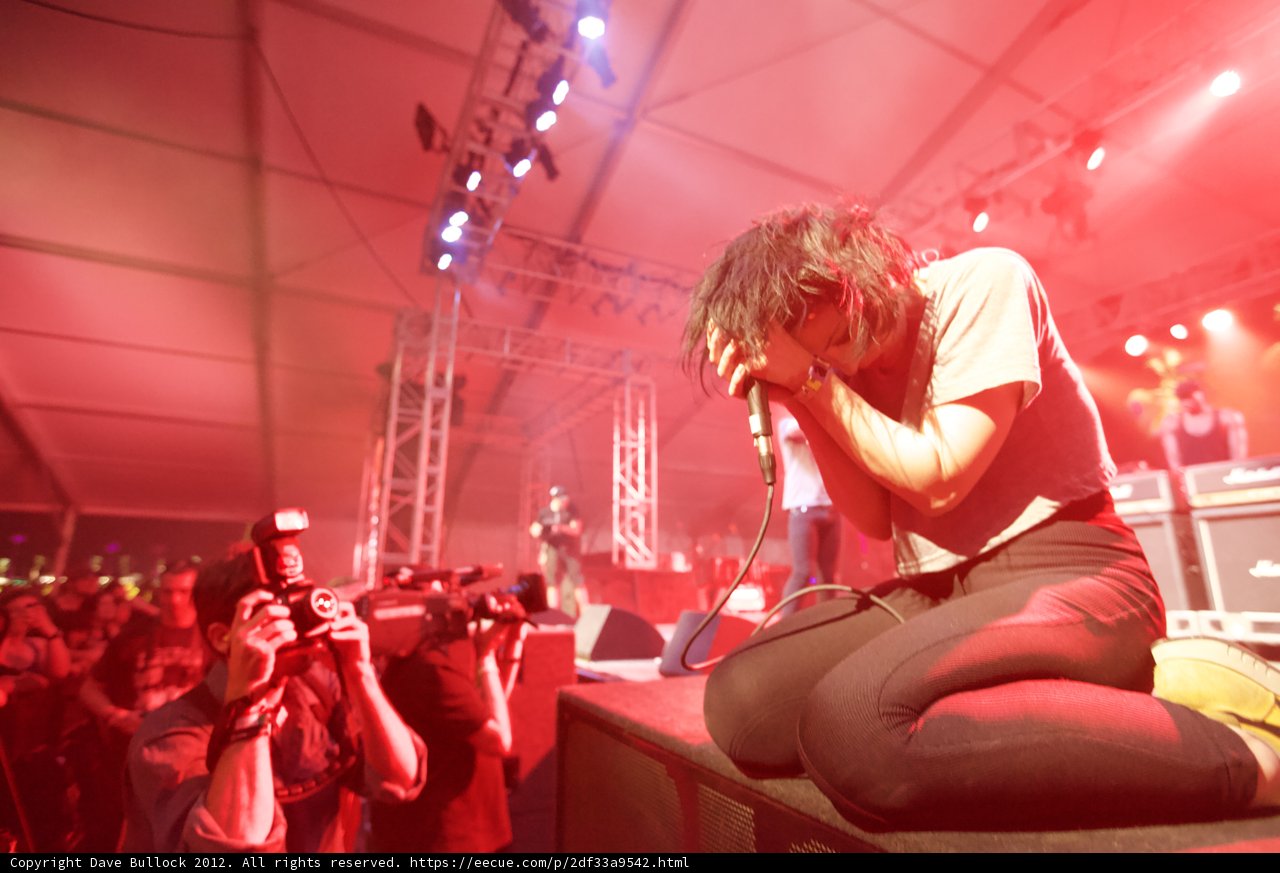 Spotlight on a Woman at Coachella