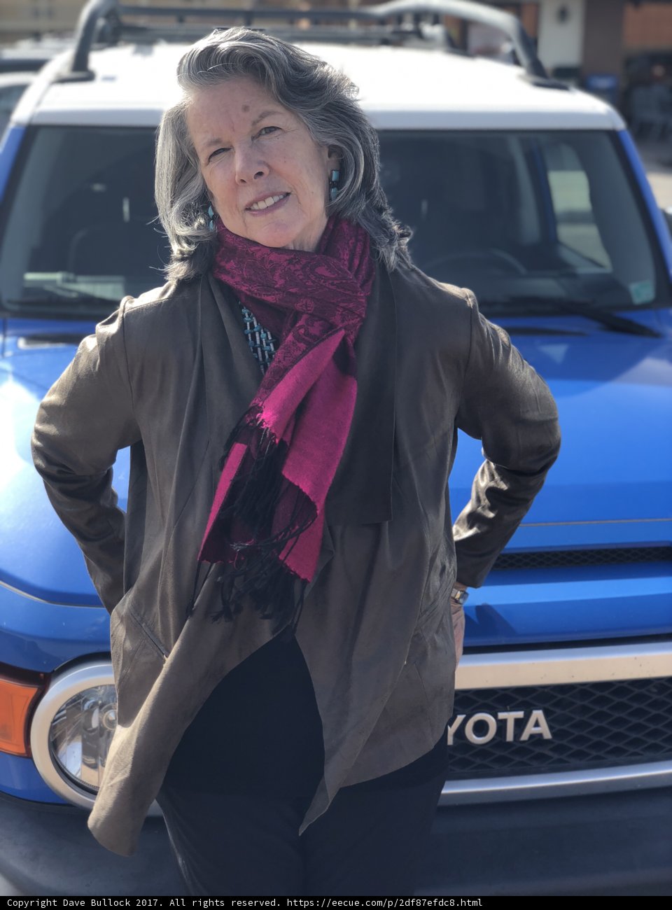 The Lady and Her Toyota Truck