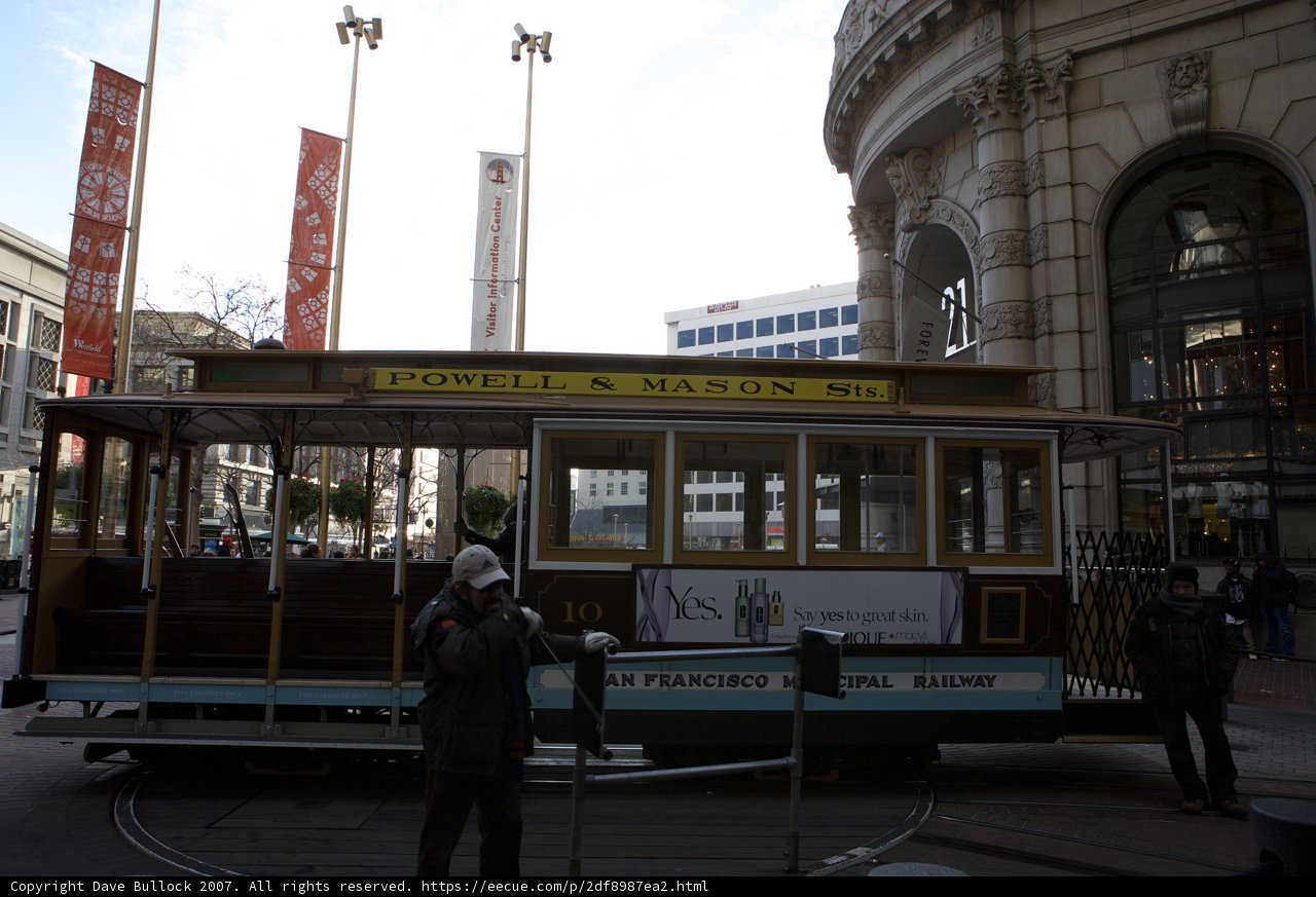 Cable Car on City Streets