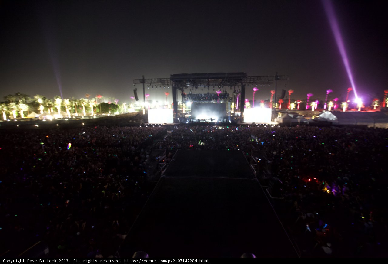 Illuminated Crowd at Coachella