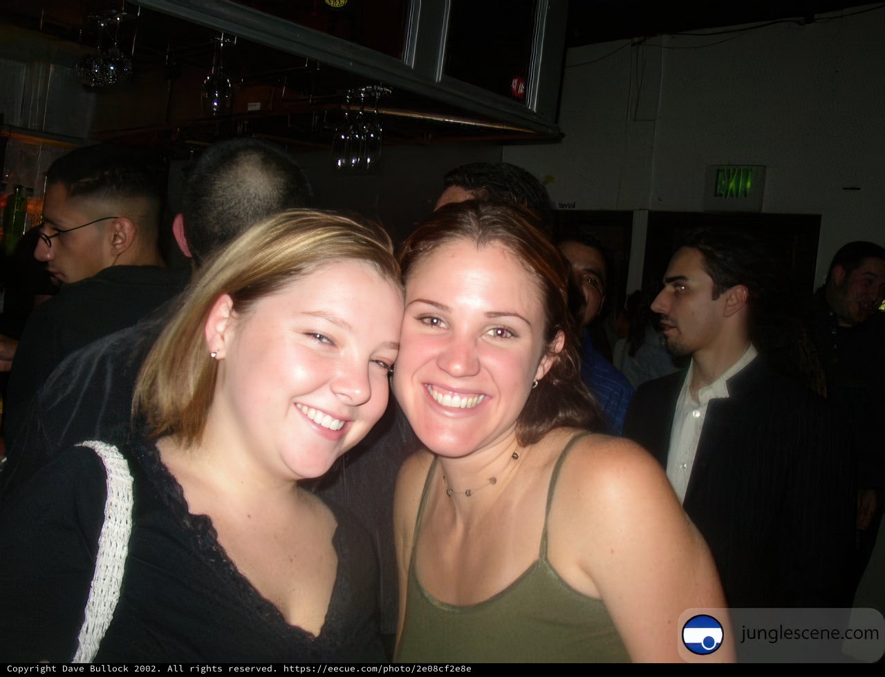 Smiling Women in Nightclub