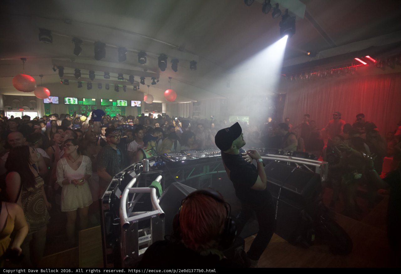 Nightclub Party with DJ and Laser Lights