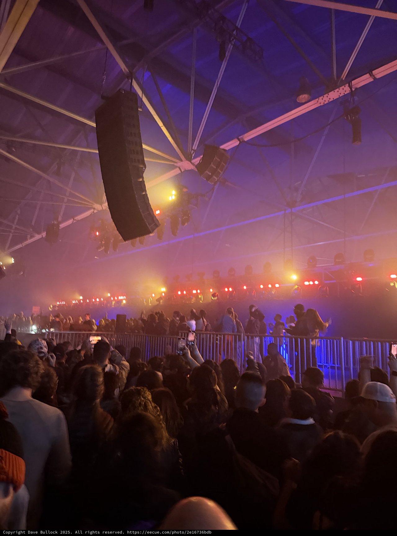 Skrillex Concert - Immersive Stage Production with Crowd