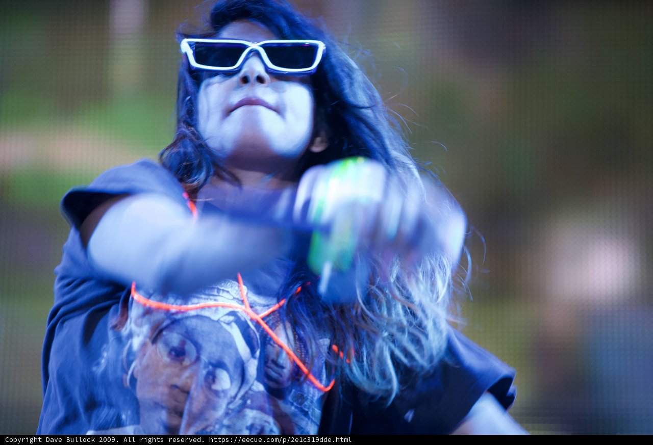 Sunglass Siren Takes the Stage